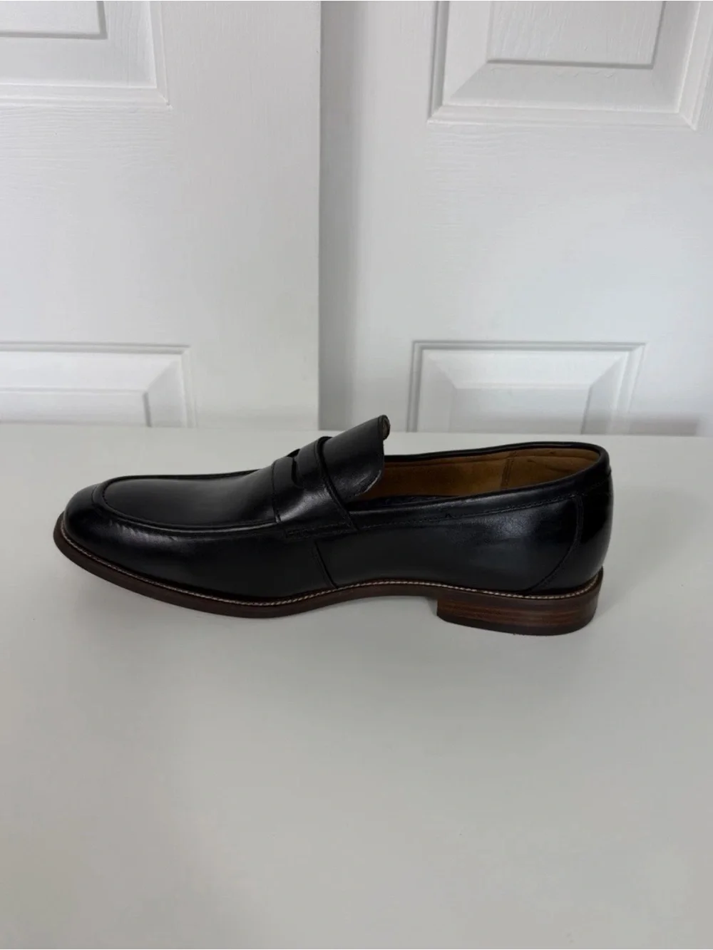 Florsheim Black Moc Toe Rucci Penny Loafer Men's Size 11W